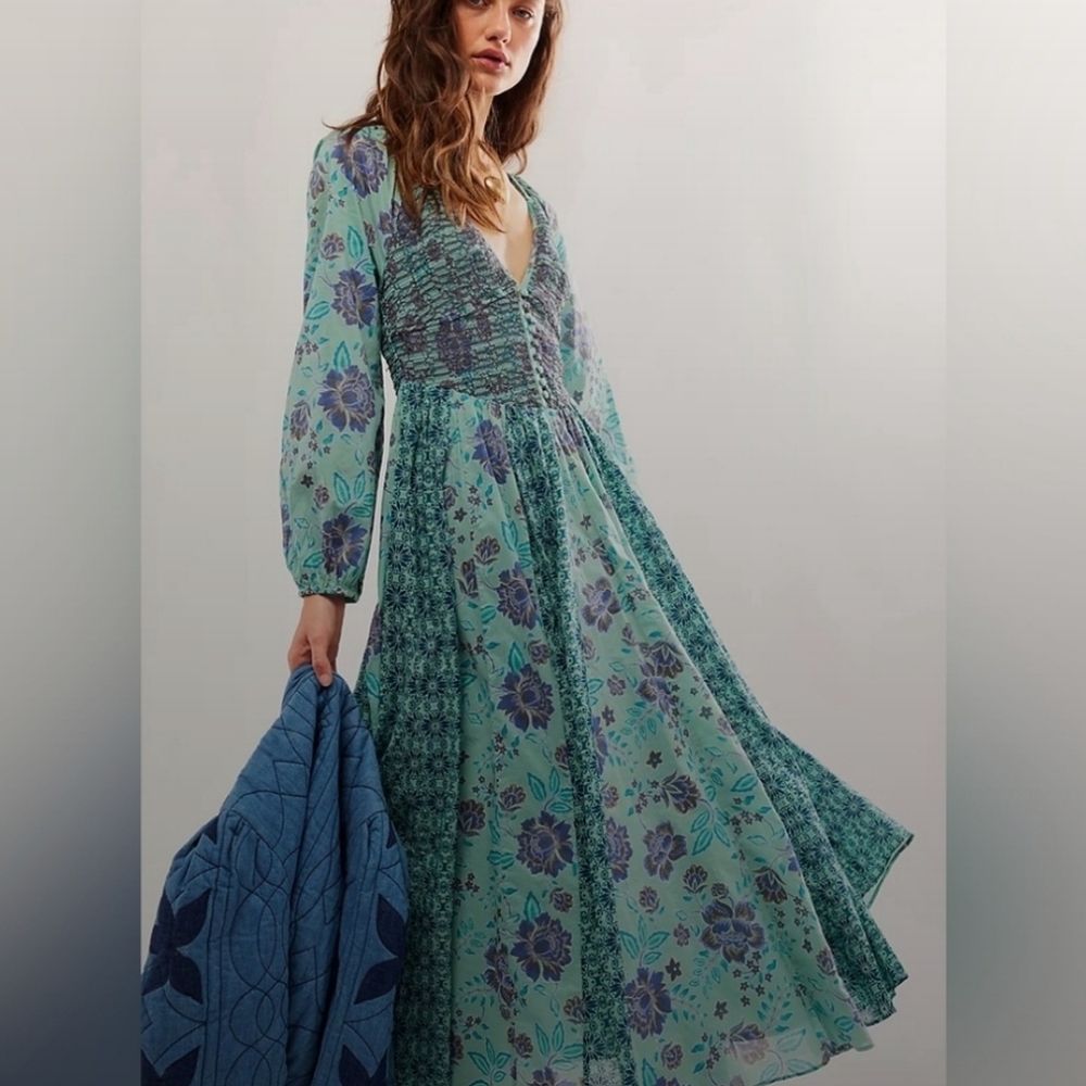 NWT Free People A New Way Maxi Dress XS